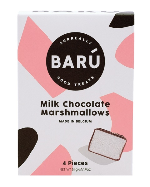 Barú - Marshmallow v mléčné čokoládě 54 g 