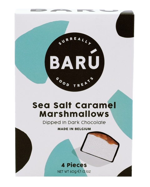 Barú - Marshmallow se slaným karamelem v hořké čokoládě 60 g