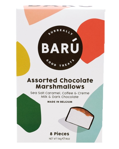 Barú - Marshmallow v čokoládě mix druhů 111 g 