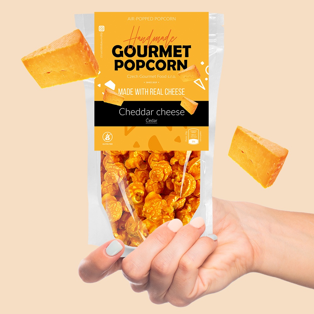 Cedar popcorn, Cheddar Gourmet Popcorn